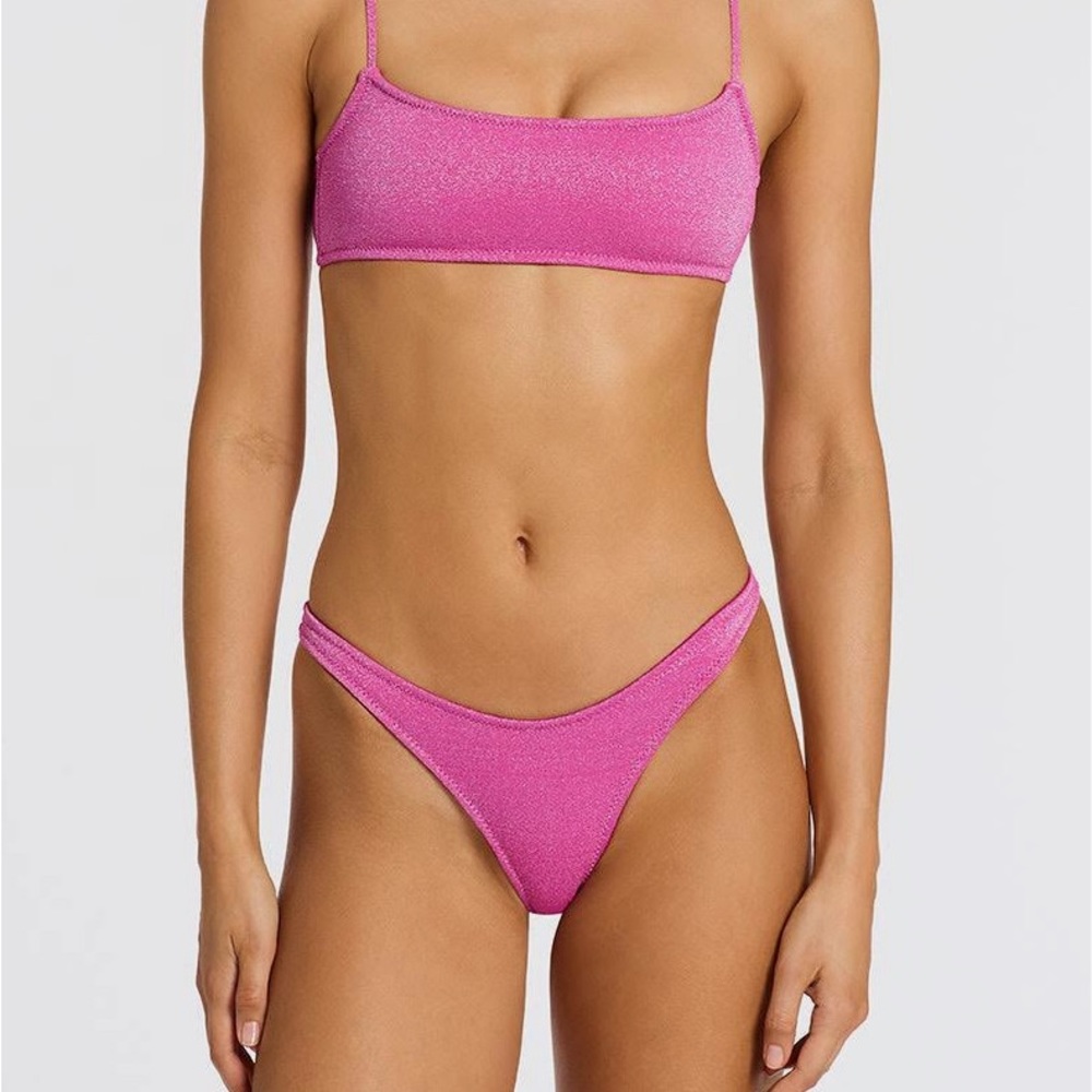 Triangl Pink Sparkle Swimsuit